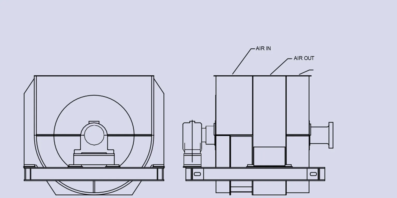 Motor TEVC con sistema de presurización